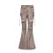 Punk Kpop Harajuku Y2k Streetwear Chic Cargo Pants - Light Brown Denim