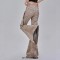 Punk Kpop Harajuku Y2k Streetwear Chic Cargo Pants - Light Brown Denim
