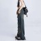 Trashy Punk Kpop Harajuku Cargo Patchwork Star Pants - Blue Denim