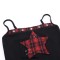 Gothic Cyber Punk Emo Alt Grunge Hotsweet Plaid Star Patchwork Crop Tank Tops - Black Polyester Cotton
