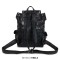Vintage Skull Rivets Decorated Gothic Kdrama Kpop Style Backpack Bag - Black Faux Leather