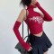 Summer Style Kpop Grunge Punk Spider Print Tank Top - Red Cotton