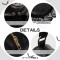 Heart Shaped Bat Wings Lace Decorated  Punk Gothic Style Backpack - Black Faux Leather