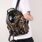 Y2K Fashion Special Shaped Alien Soldier Warrior Street Punk Gothic Creative Designed Backpack - Gray Faux Leather