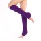 Soft Knitted Leg Cover Body Cover Yoga Dance Leggings Leg Warmers - Purple