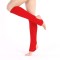 Soft Knitted Leg Cover Body Cover Yoga Dance Leggings Leg Warmers - Red