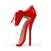 Ballet Pumps Sexy Transparent Clear Dancer Lobster Claw Pumps - 15 Colors