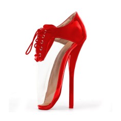 Ballet Pumps Sexy Transparent Clear Dancer Lobster Claw Pumps - 15 Colors