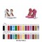 High Heel Pointed Toe Ankle Strap Padlock Pumps - 15 Colors