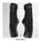 Wedge Heelless Sexy Punk Goth Pinup Lockable Ballet Boots - 15 Colors