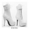 Sexy Platform Punk Goth Pinup Ankle Strap Lockable Lace Up Boots - 15 Colors