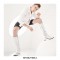 Square Heel Square Toe Lace Up Knee High Gogo Boots with Side Zip - White