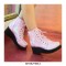 Wedge Heel Holographic Punk Style Platform Lace Up Ankle Boots - Pink
