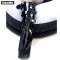 Sexy Heelless Lockable Wedge Knee High Padlock Ballet Boots - 15 Colors