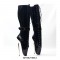 Sexy Lace Up Knee High Dancer Ballet Lobster Claw Pumps - Black
