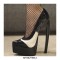Round Toe Stiletto Lobster Claw Heels Platforms Gothic Oxford Bettie Page Pumps - Custom Color