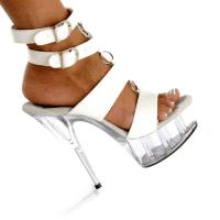 Karo Shoes 622 White Patent/Clear