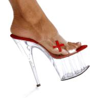 Karo Shoes 546 Clear-Red/Clear