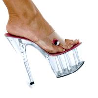 Karo Shoes 902 Clear-Hot Pink/Clear