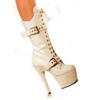Karo Shoes 576 White Leather/White