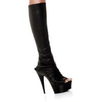 Karo Shoes 975 Black Leather/Black