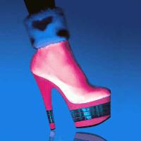 Karo Shoes 0877-LA Neon Pink/Neon Pink