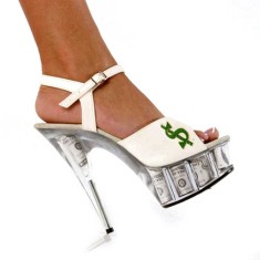 Karo Shoes 313 White Patent/Clear