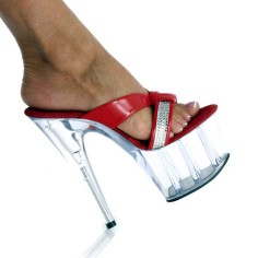 Karo Shoes 487 Red/Clear