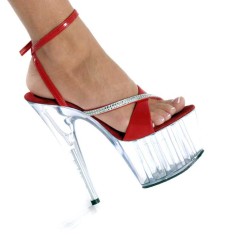 Karo Shoes 514 Red Patent/Clear