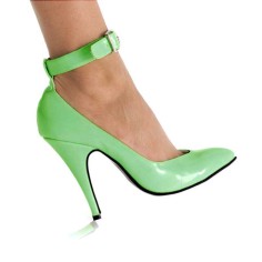 Karo Shoes 0042-H Neon Green Leather