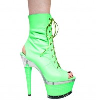 Karo Shoes 3340 Neon Green Leather
