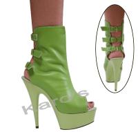 Karo Shoes 3243-Lime Green