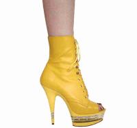 0052-1 - Neon Pink Leather SPECIAL (Yellow Shown)