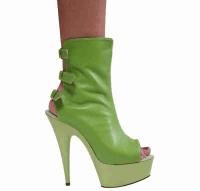 Karo Shoes 3243A.B. - Lime Green Leather
