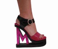 Karo Shoes 3253 - Black & Hot Pink Leather (M)