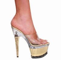 Karo Shoes 3261 - Clear-Gold