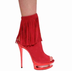 Karo Shoes 3306 - Red Suede