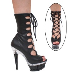 Karo Shoes 3317 - Black Leather