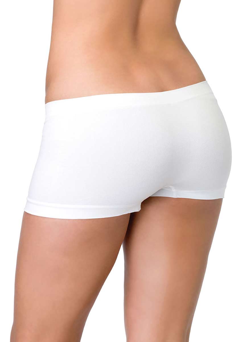 Leg Avenue Seamless Boyshorts O/s White O in Lingerie, Bras