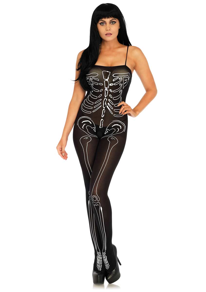 Opaque Skeleton Bodysuit main image 1