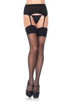 1925 2 Piece Spandex Sheer Garter Belt And Stocking Set