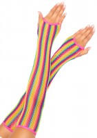 2036 Rainbow Net Arm Warmers