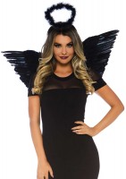 2 Piece Angel Accessory Kit, Includes Wings And Halo