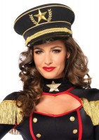 Military Hat O/s Black