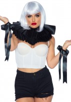 2773 2 Pc Deluxe Ruffle Neck Piece And Wrist Cuffs