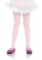 Girls Opaque Tights 11 13 Pink