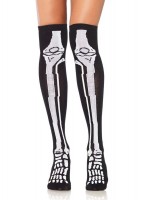 5596 Acrylic Skeleton Over The Knee Socks