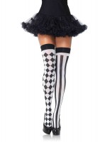 6120 Harlequin Thigh Highs