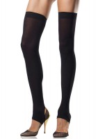 Opaque Stirrup Thigh Highs