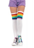 6612 Over The Rainbow Opaque Thigh Highs
